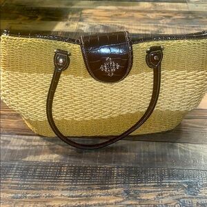 Straw Tote Purse
